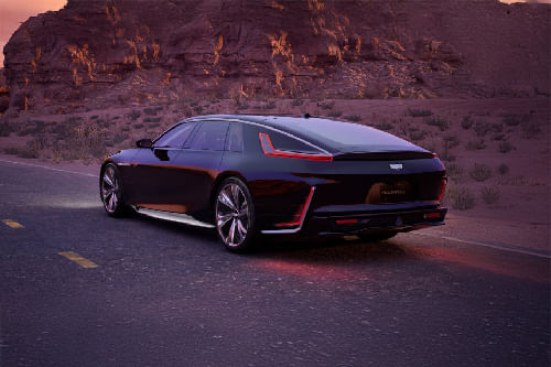 Rear Cross Side View of كاديلاك سيليستيك