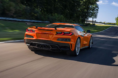 CORVETTE Z06 Rear angle view