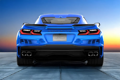 Full Rear View of شفروليه كورفيت إي-راي