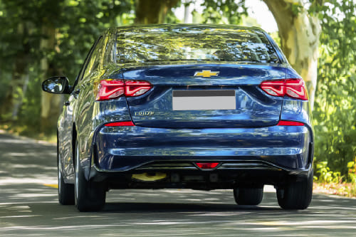 Full Rear View of Chevrolet Cruze