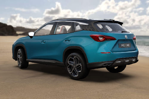 Rear Cross Side View of إم جي One