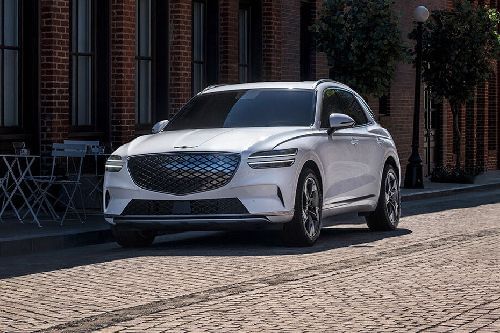 Genesis  EV GV 70 Front angle low view