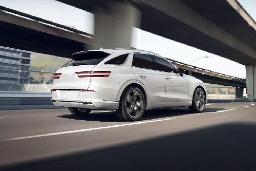 EV GV 70 Rear Low Angle View