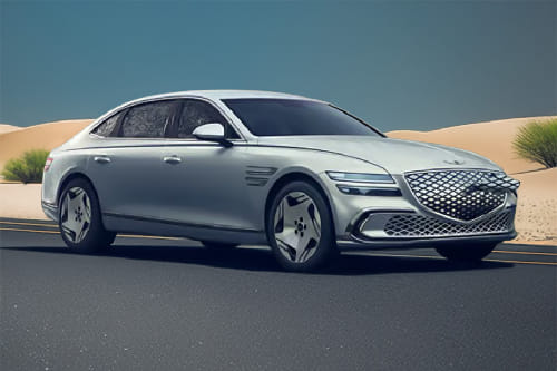 جينيسيس EV G 80 Front Cross Side View