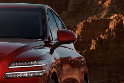 جينيسيس جي في 80 كوبيه Drivers Side Mirror Front Angle