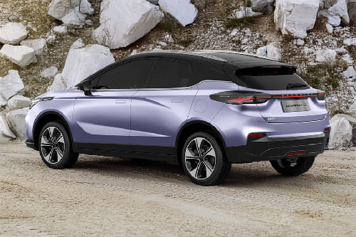 Rear Cross Side View of Geely GEOMETRY C