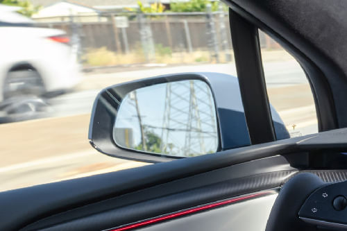 تيسلا موديل إكس Drivers Side Mirror Rear Angle