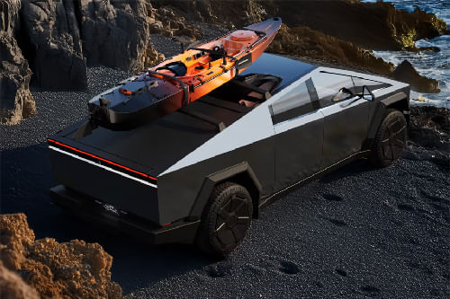 Cybertruck Rear angle view