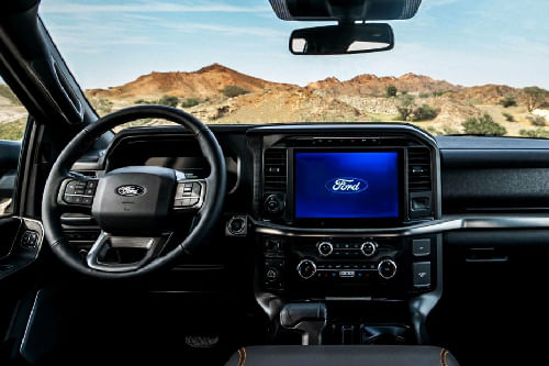 Dashboard View of F 150 Raptor 