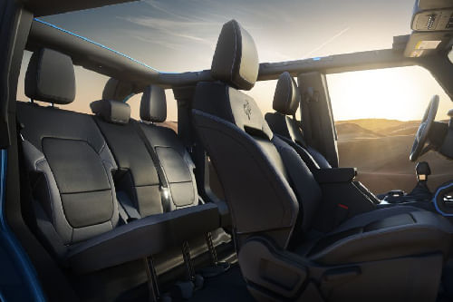 Ford Bronco Front And Rear Seats Together