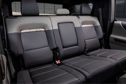 GMC Hummer EV Pickup Rear Seats