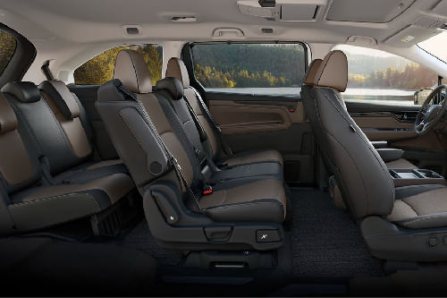 Honda Odyssey Front And Rear Seats Together