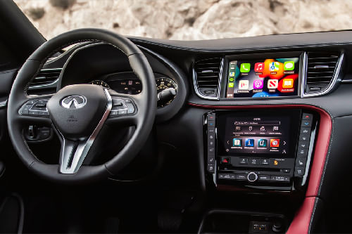 Dashboard View of QX50