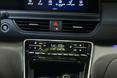 Front AC Controls of كيا سيلتوس