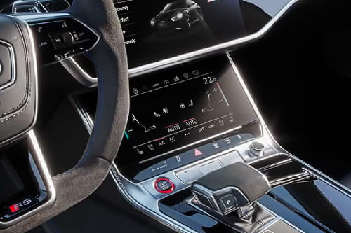 Front AC Controls of Audi RS7 Sportback