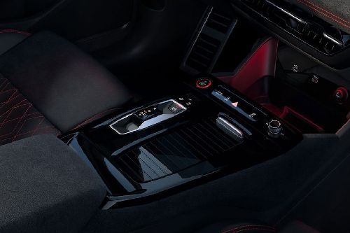 Center Controls of Audi SQ6 E-Tron