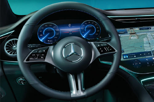 مرسيدس بنز إي كيو إي إس يو في Steering Wheel