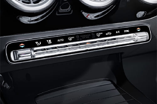 Front AC Controls of Mercedes-Benz AMG A-Class