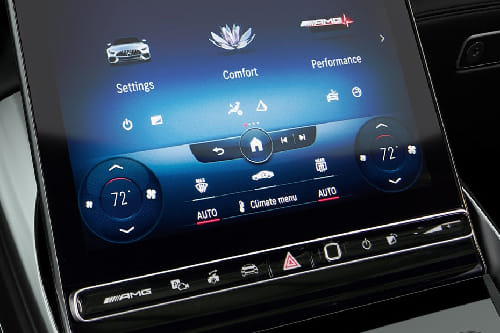 Front AC Controls of Mercedes-Benz AMG SL 2026 