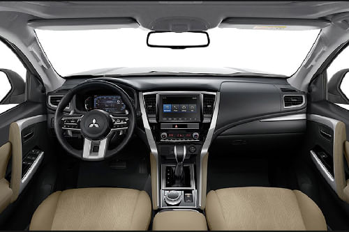 Dashboard View of Montero Sport