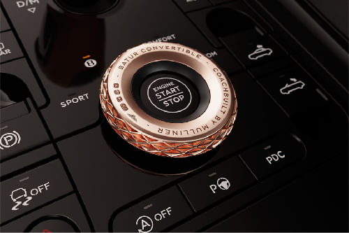 Center Controls of Bentley Batur