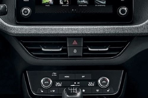 Front AC Controls of Skoda Kamiq