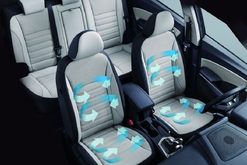 Ssangyong Tivoli Front And Rear Seats Together