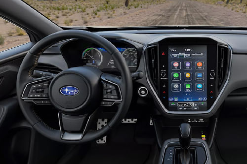 Dashboard View of Crosstrek Hybrid