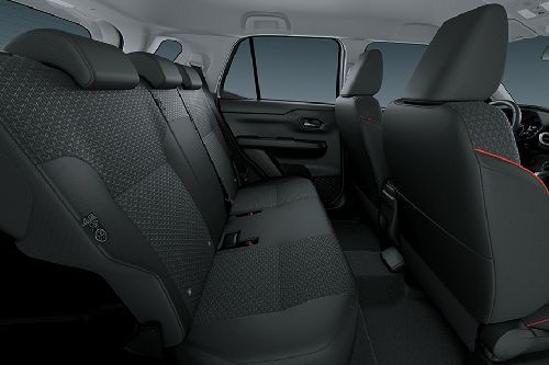 Toyota Raize Rear Seats
