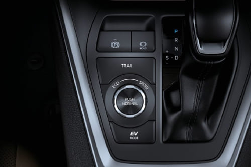 Center Controls of Toyota RAV4 