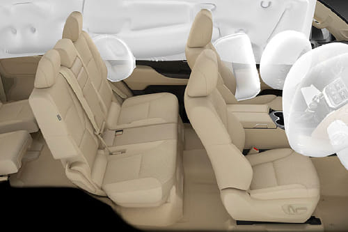 Toyota Land Cruiser AirBags View