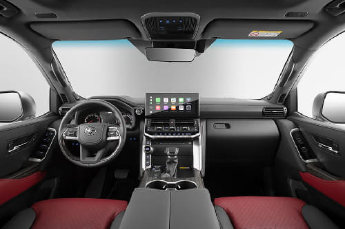 Dashboard View of Land Cruiser