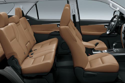Toyota Fortuner Front And Rear Seats Together