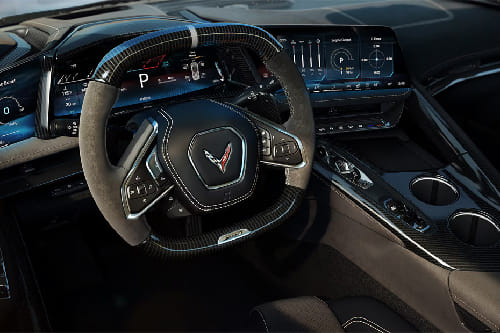 Dashboard View of Corvette ZR1