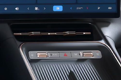 Front AC Controls of Chevrolet Captiva EV