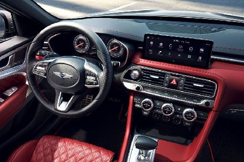 Front AC Controls of Genesis G70