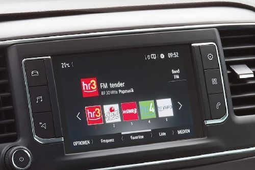 Zafira Life touch screen